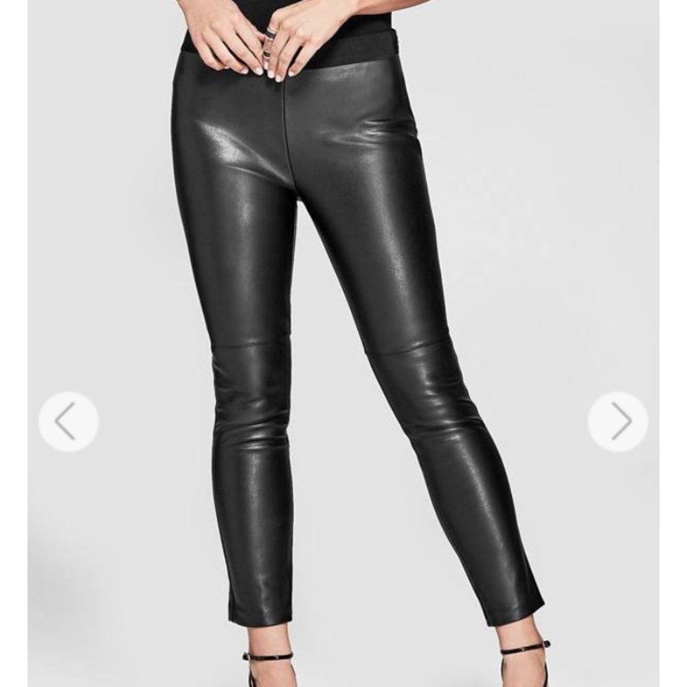 Faux leather leggings!